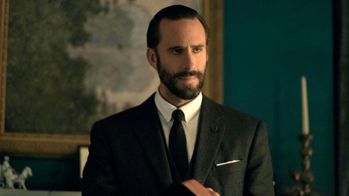 Joseph Fiennes %28The Handmaid%E2%80%99s Tale%29 The Handmaid's Tale is an American dystopian drama television series created by Bruce Miller, based on the 1985 nov...